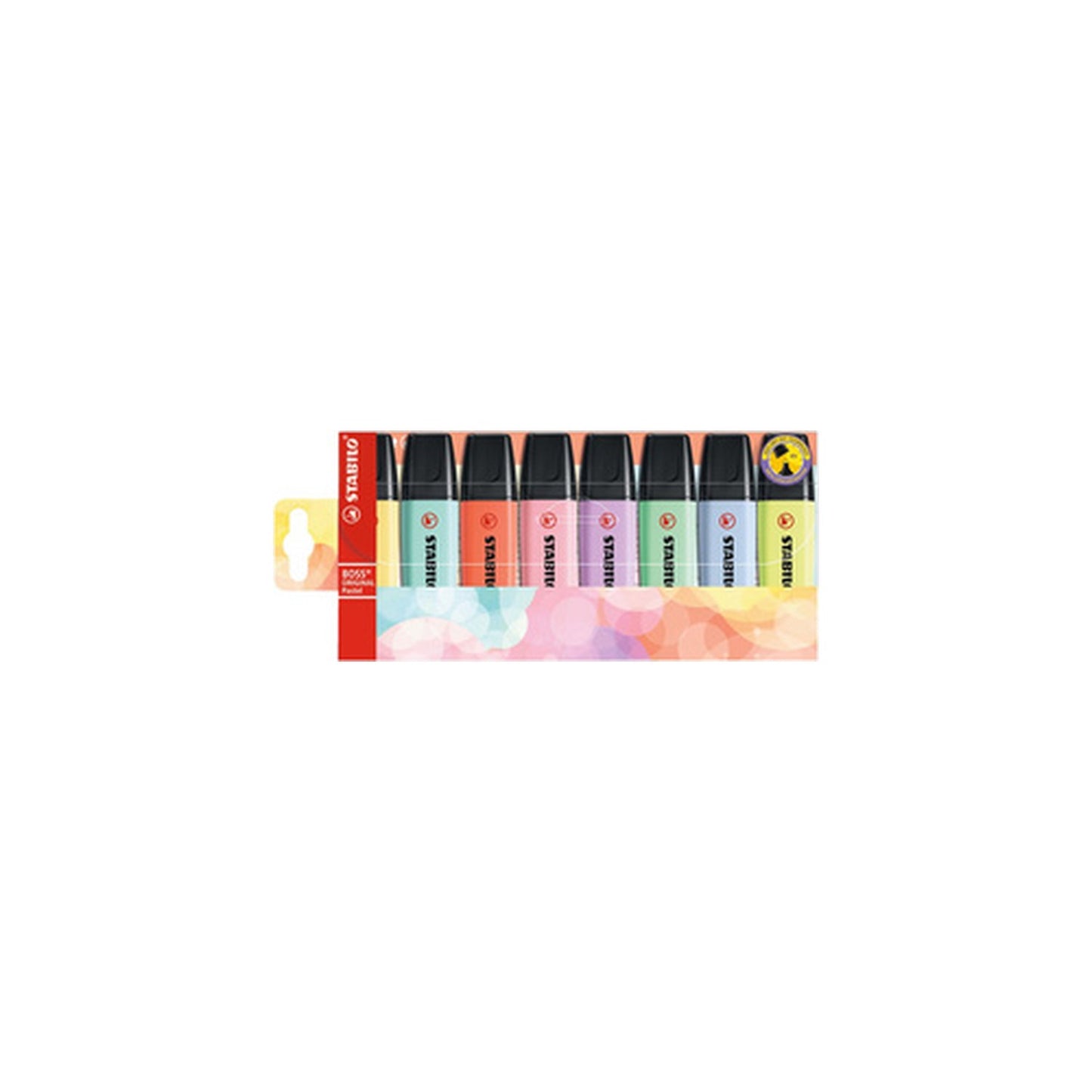 STABILO Surligneur BOSS ORIGINAL Pastel, étui en PET de 8