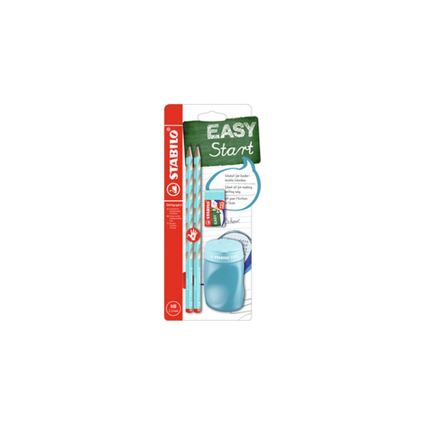 STABILO Kit d'écriture école EASYgraph "S", droitier, rose