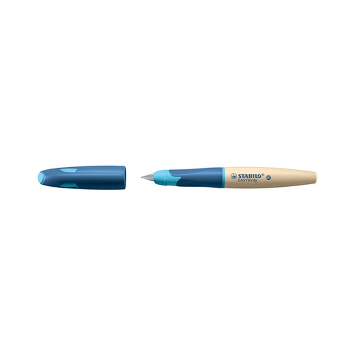 STABILO Stylo plume EASYbirdy Timber L, gaucher, bleu