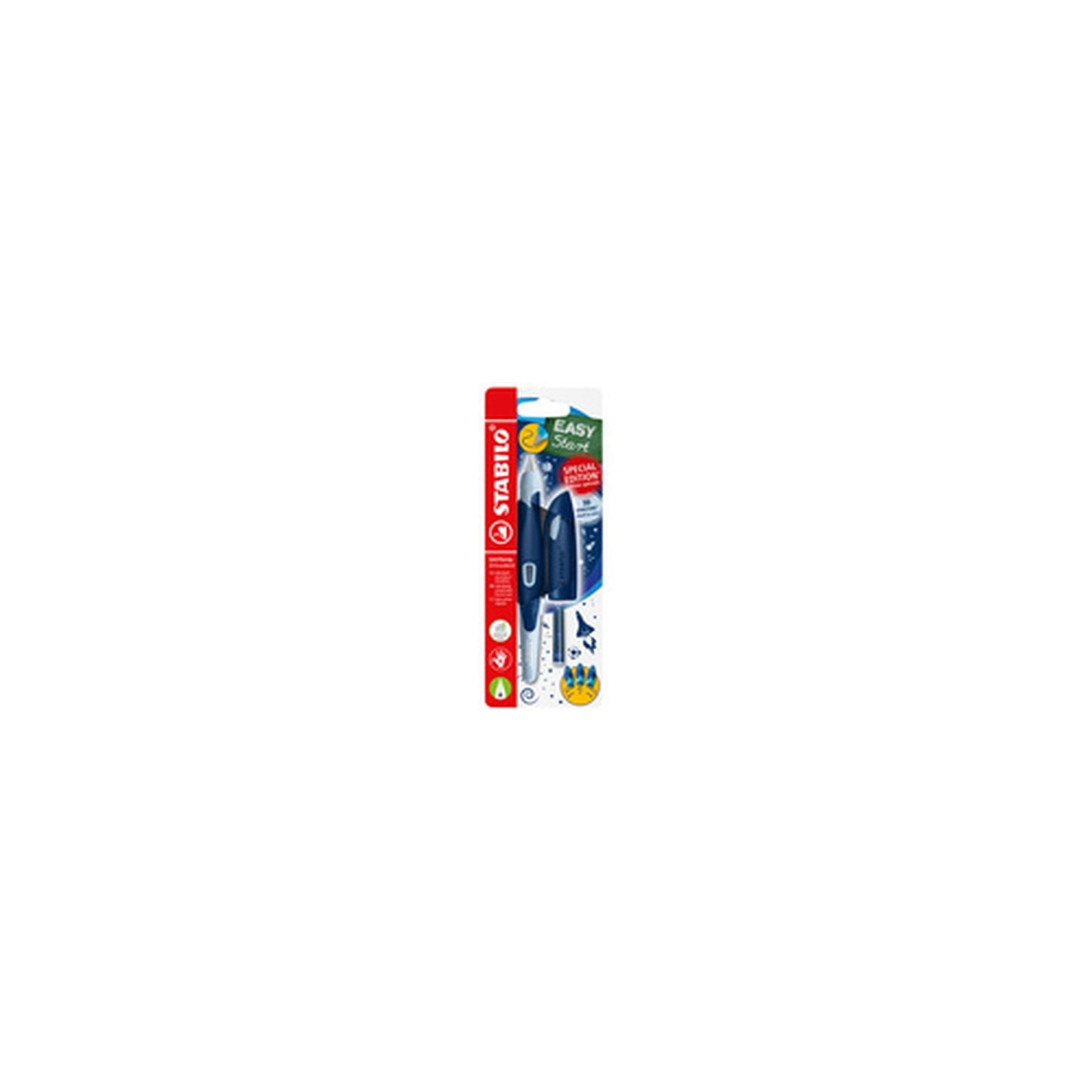 STABILO Stylo plume EASYbirdy 3D DreamWorld L, bleu, A