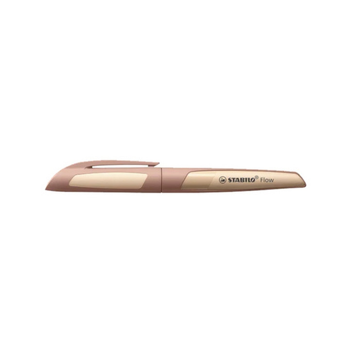 STABILO Stylo à plume Flow MONOCHROME, beige/rosé