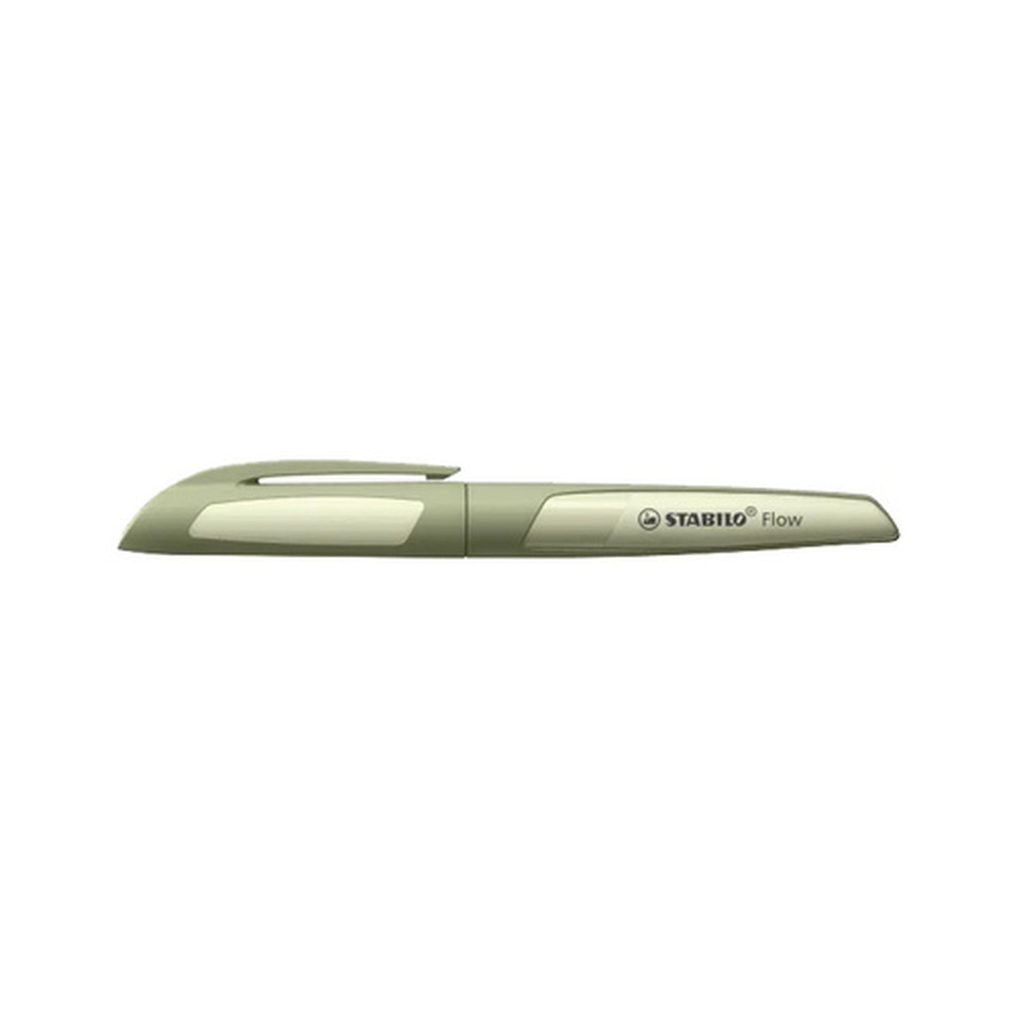 STABILO Stylo à plume Flow MONOCHROME, vert/kaki