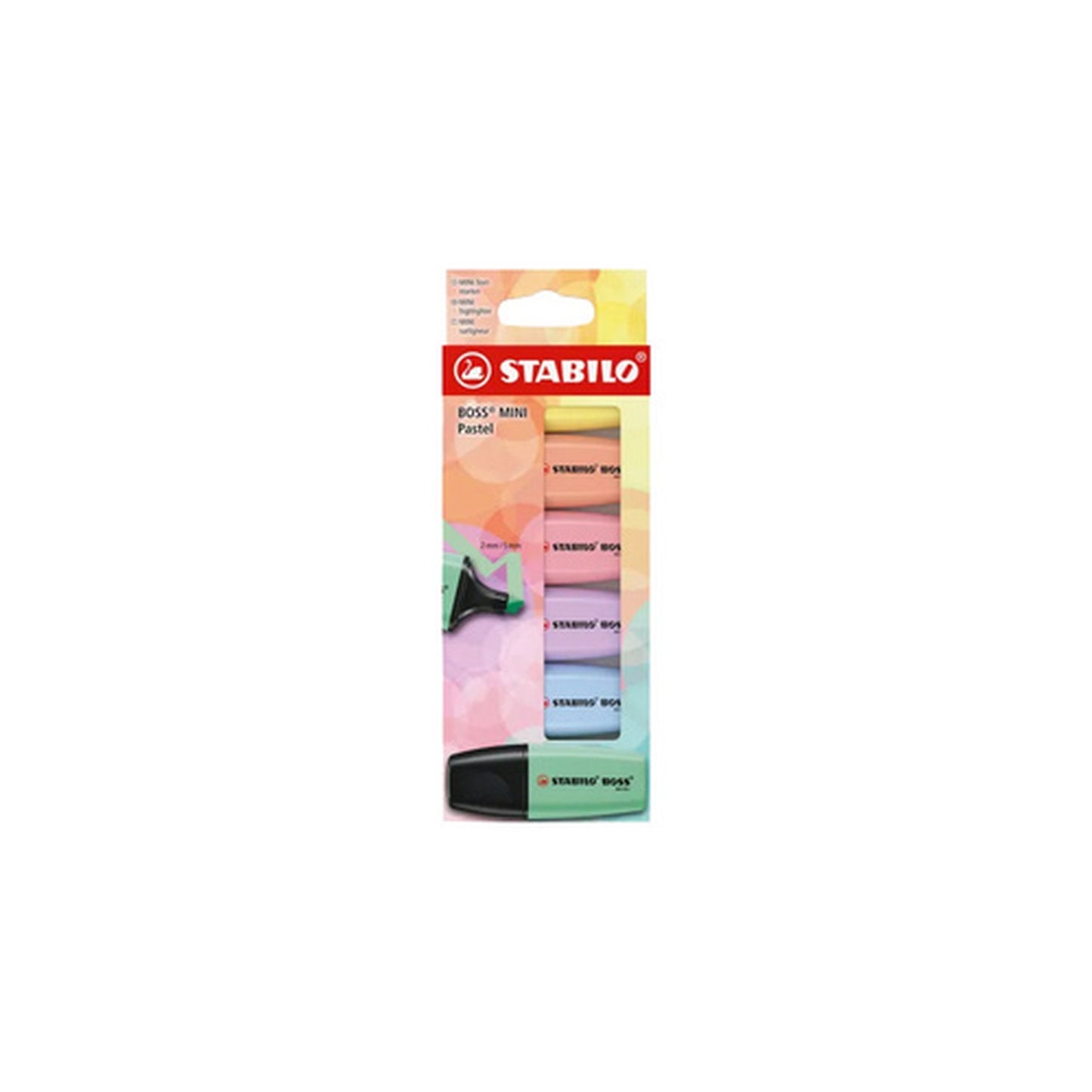 STABILO Surligneur BOSS MINI Pastel, étui carton de 6