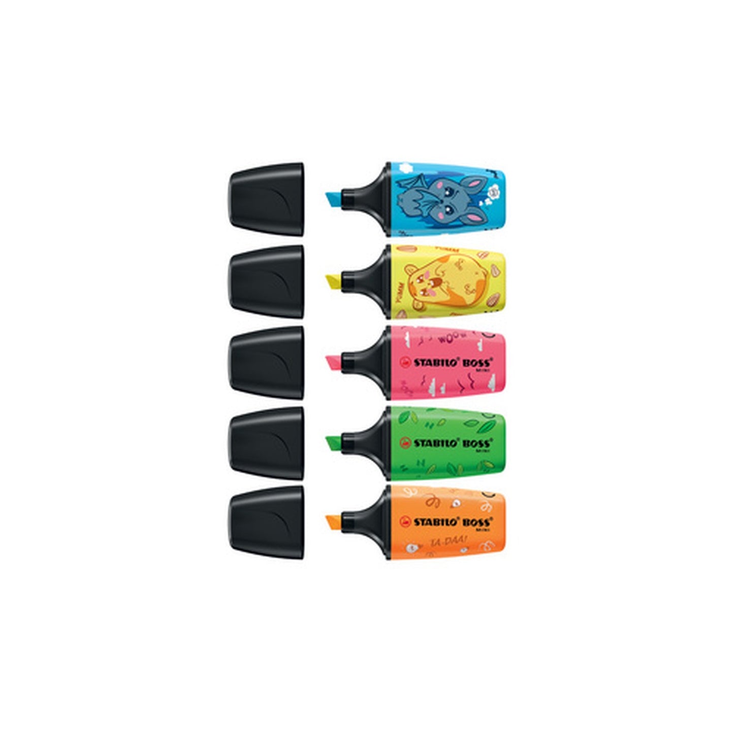 STABILO Surligneur BOSS MINI Animal Vibes, présentoir de 50