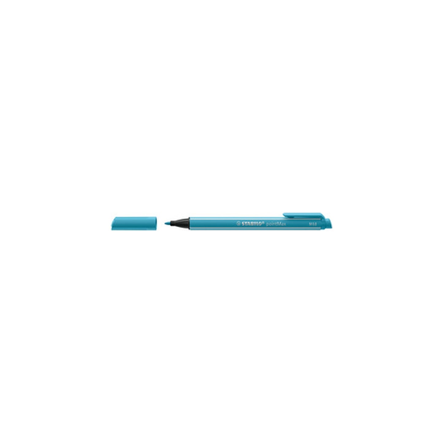 STABILO Stylo-feutre pointMax, bleu azur