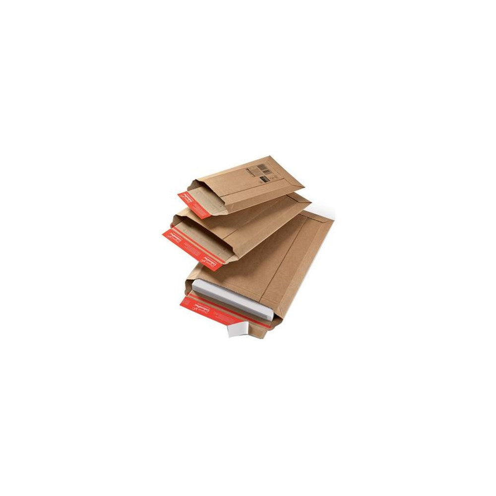 ColomPac Pochette d'expédition en carton ondulé, A4+, marron x100