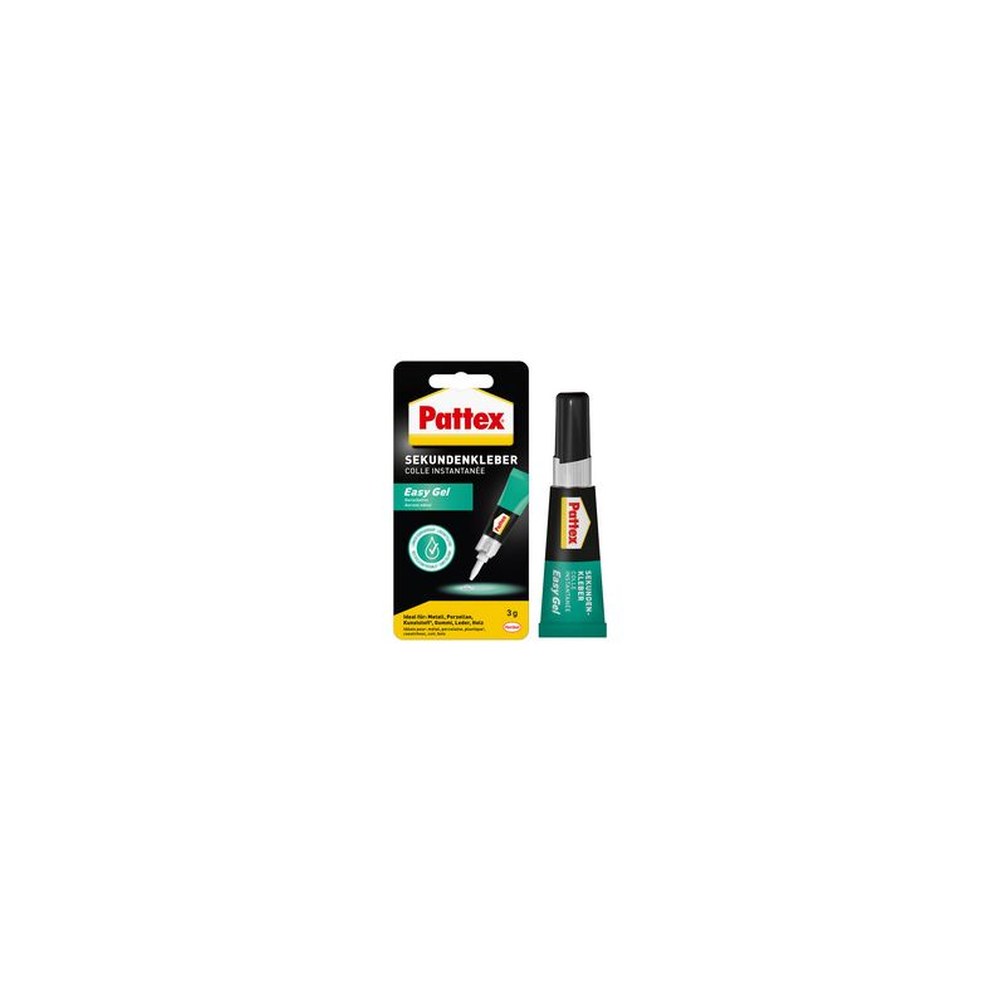 Pattex Colle instantanée Easy Gel, tube de 3 g,