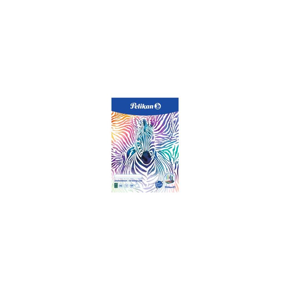 Pelikan Bloc à dessin C 2/10, A2, 100 g/m2, 10 feuilles