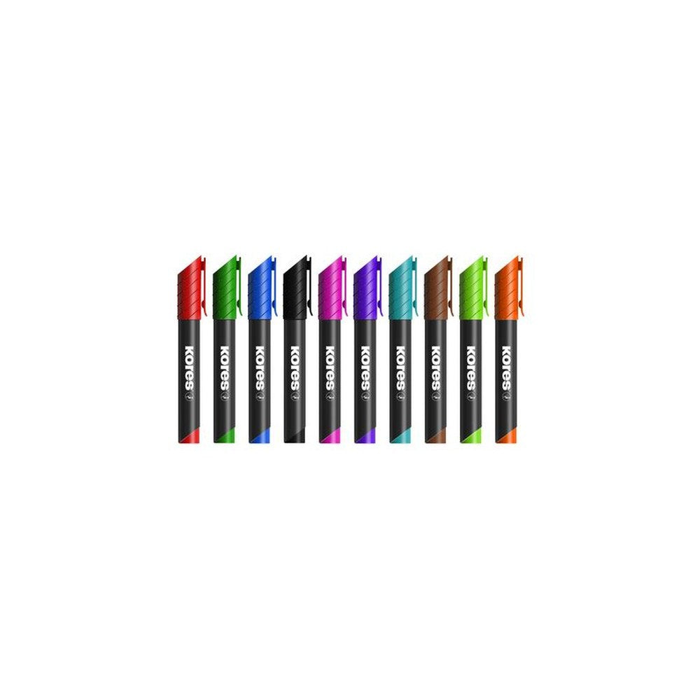 Kores Marqueur permanent "K MARKER", pointe ogive, violet