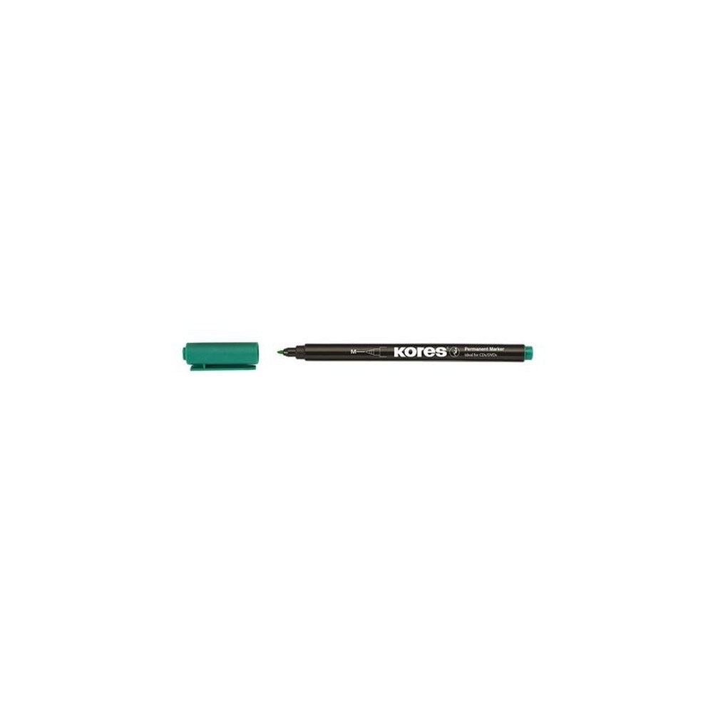Kores Marqueur permanent "K MARKER FINE", M, vert