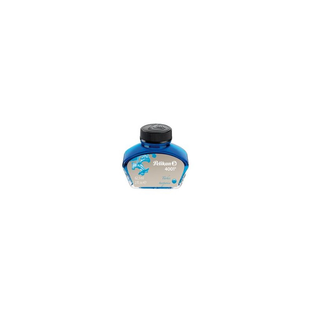 Pelikan Encre 4001 dans un flacon en verre, turquoise