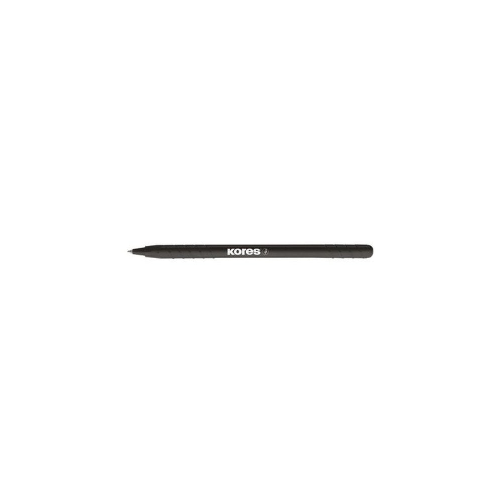 Kores Stylo à bille jetable K-Pen Super Slide K0, noir