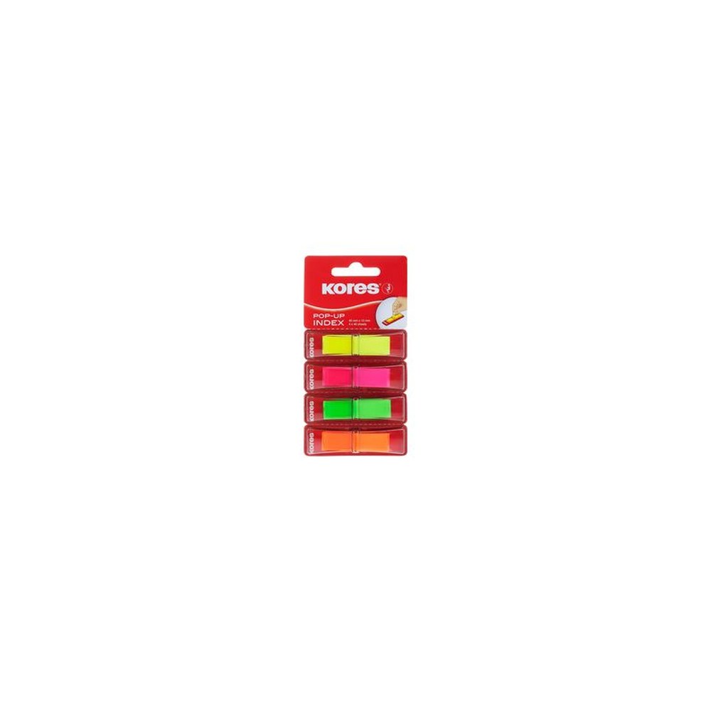 Kores Marque-pages en film POP-UP, 45 x 12 mm, assorti