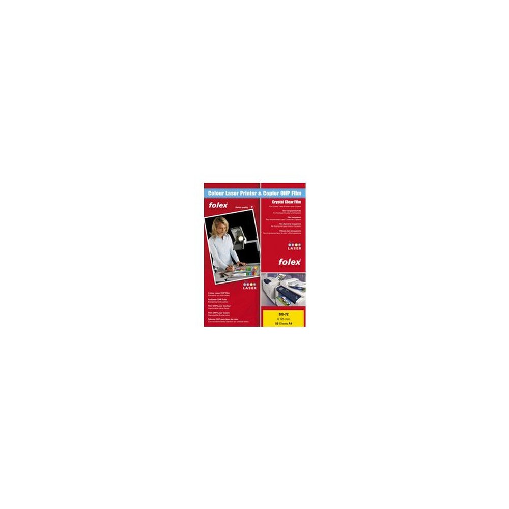 FOLEX Transparent pour laser Color BG-72, A4, transparent