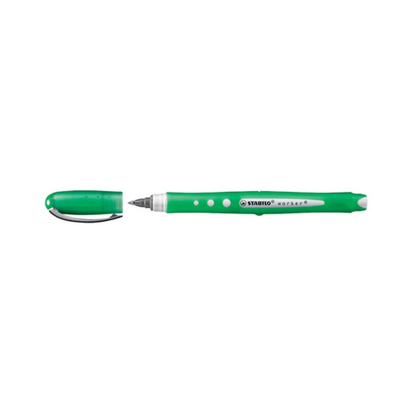 STABILO Stylo roller worker colorful, vert