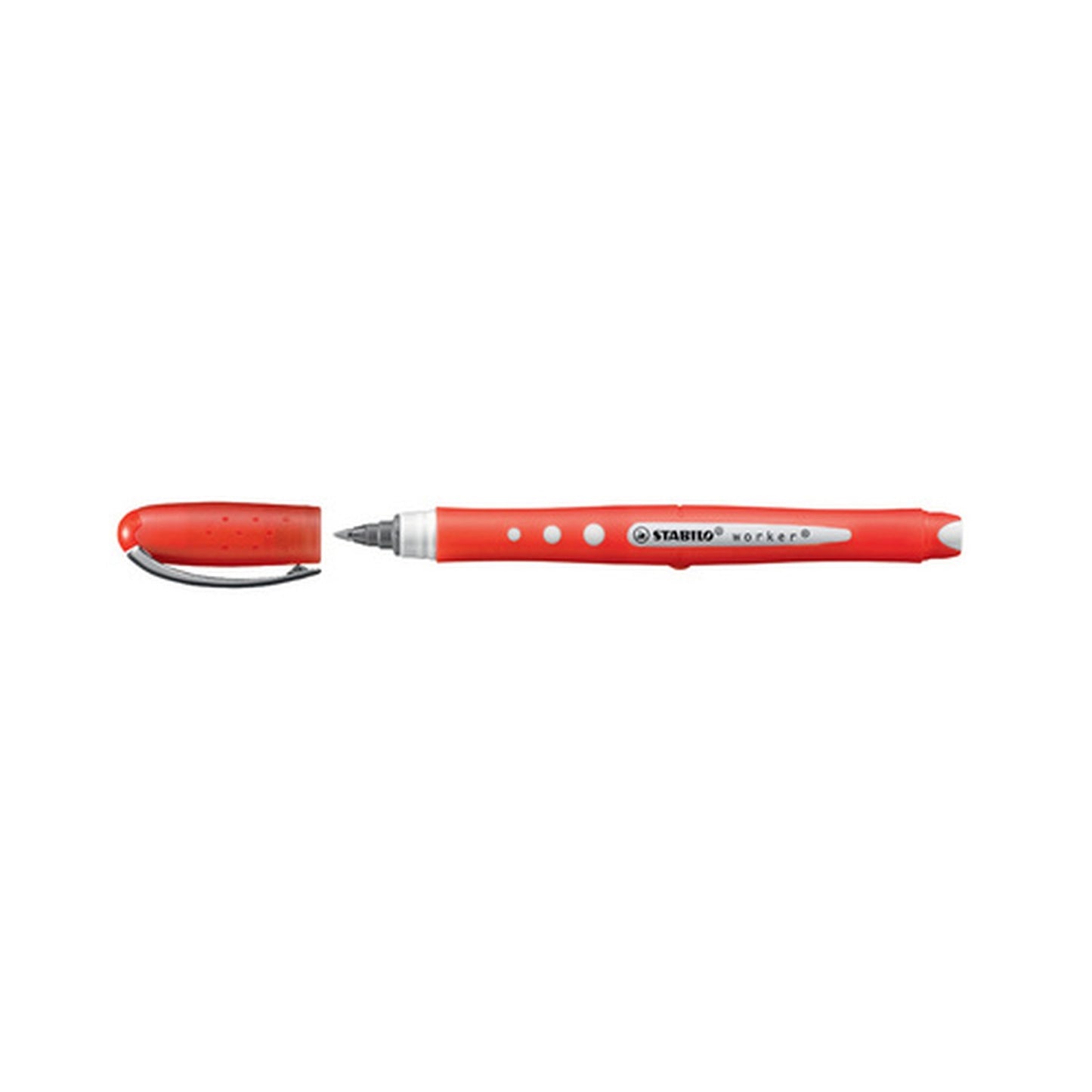 STABILO Stylo roller worker colorful, rouge