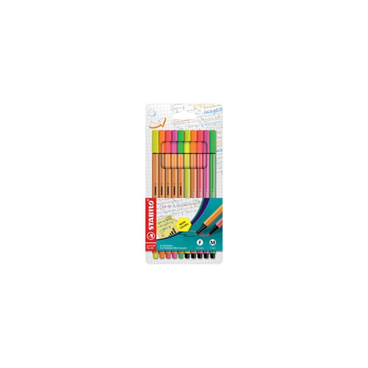 STABILO Feutre Pen 68 / feutre à pointe fine point 88, étui