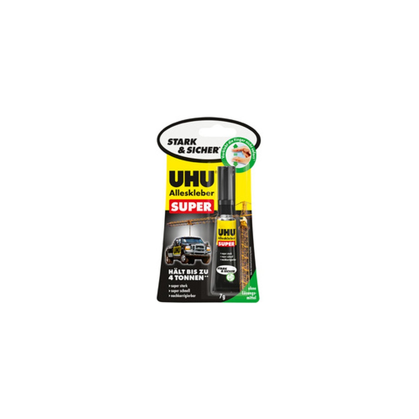 UHU Colle universelle SUPER, 7 g, sur carte blister
