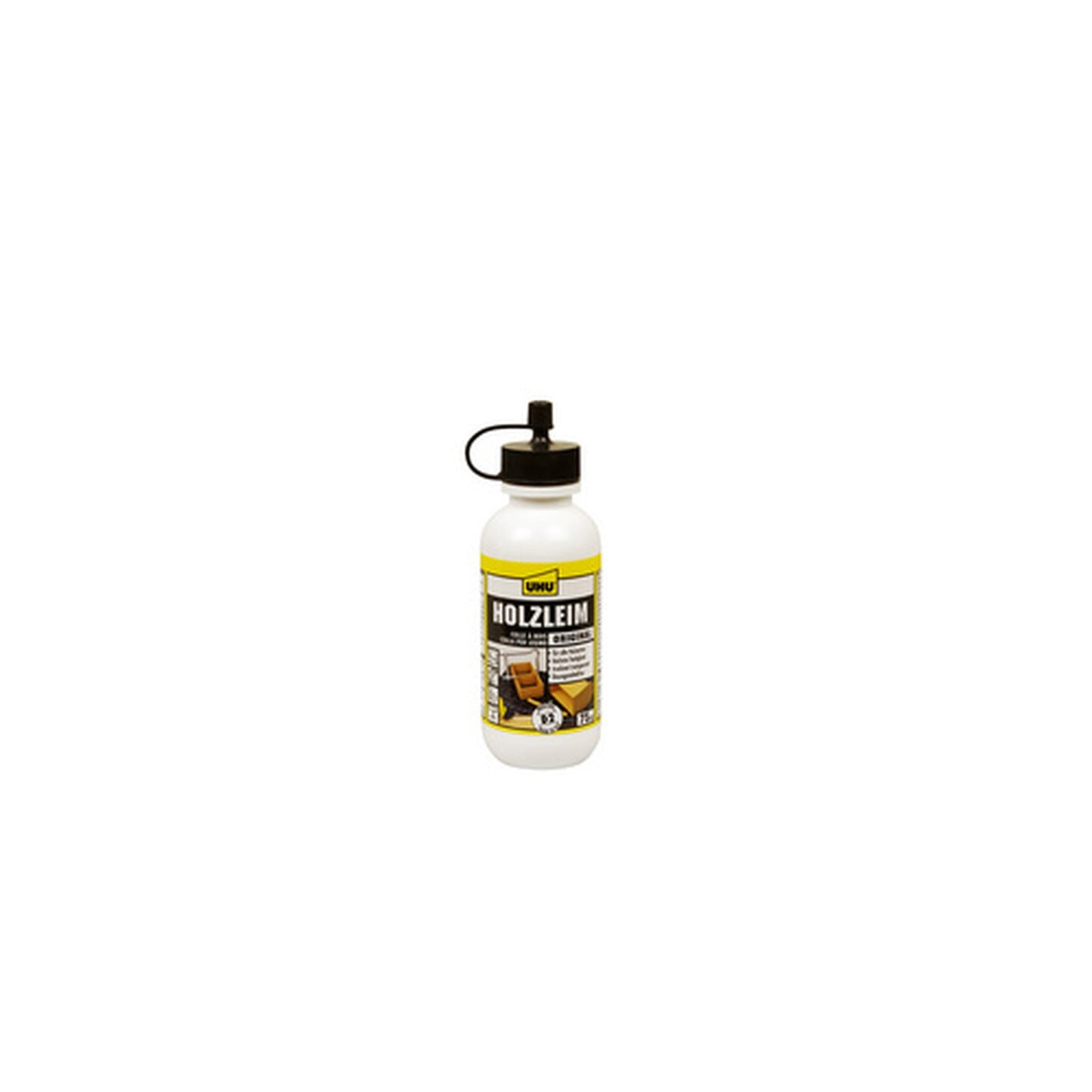 UHU Colle à bois Original D2, sans solvant, bouteille de 75g