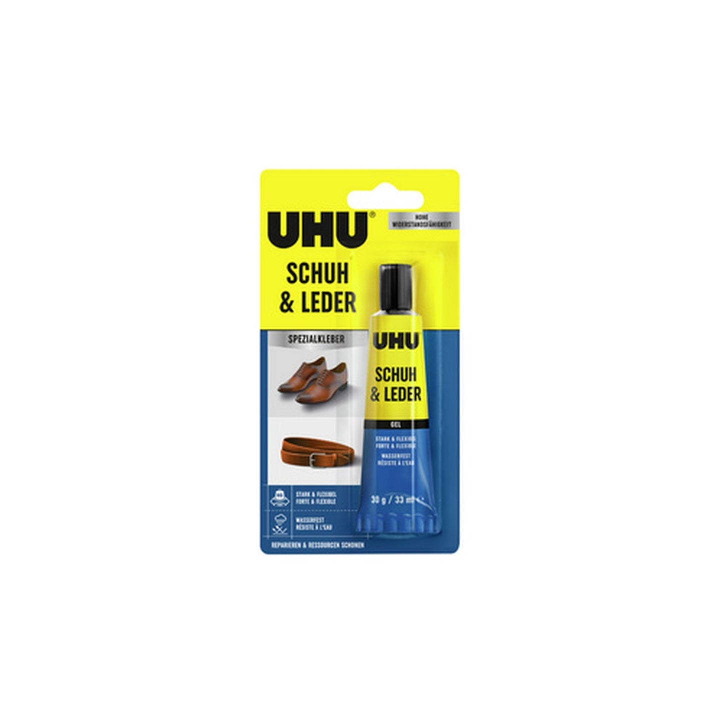 UHU Colle spéciale pour chaussures & cuir, tube de 30 g