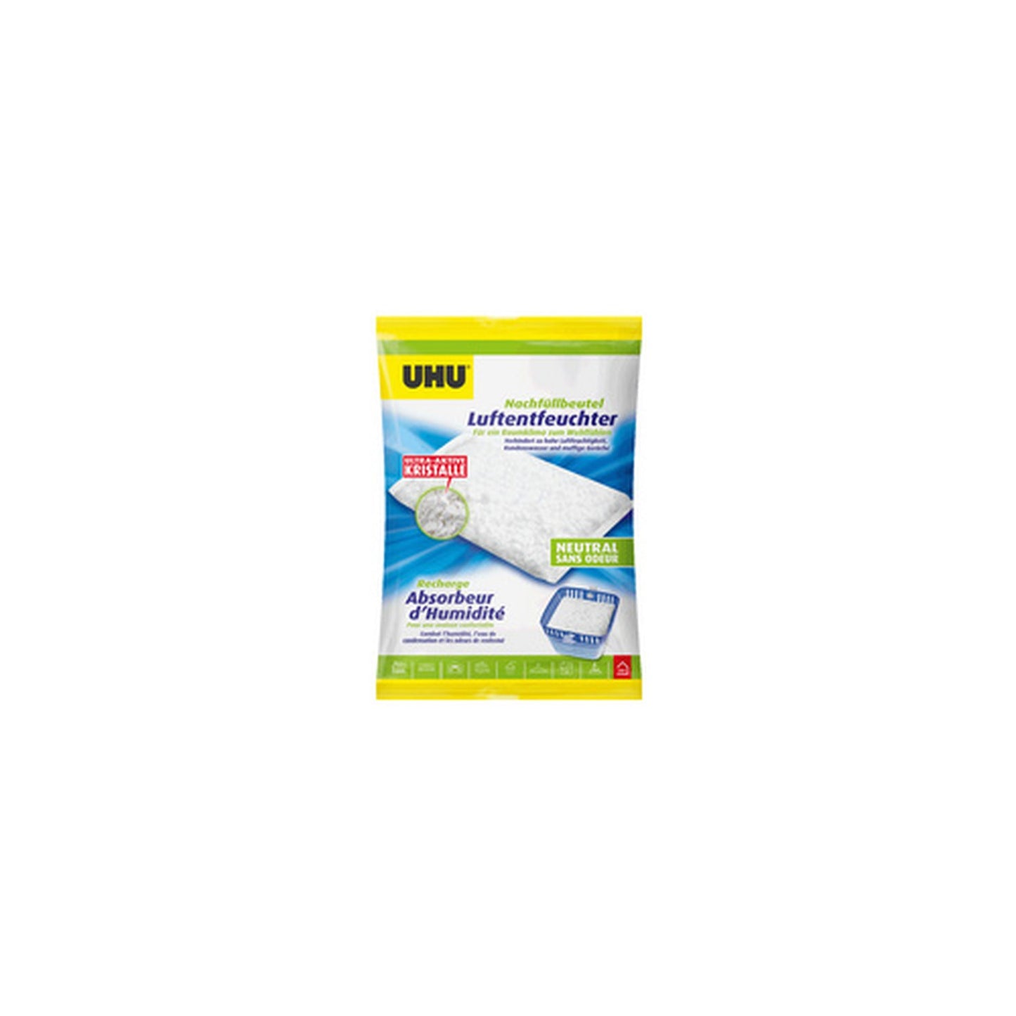 UHU Déshumidificateur, sachet de recharge, 450 g
