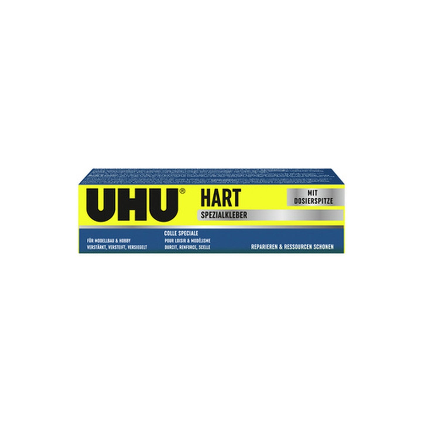 UHU Colle spéciale HART, avec solvants, tube de 35 g