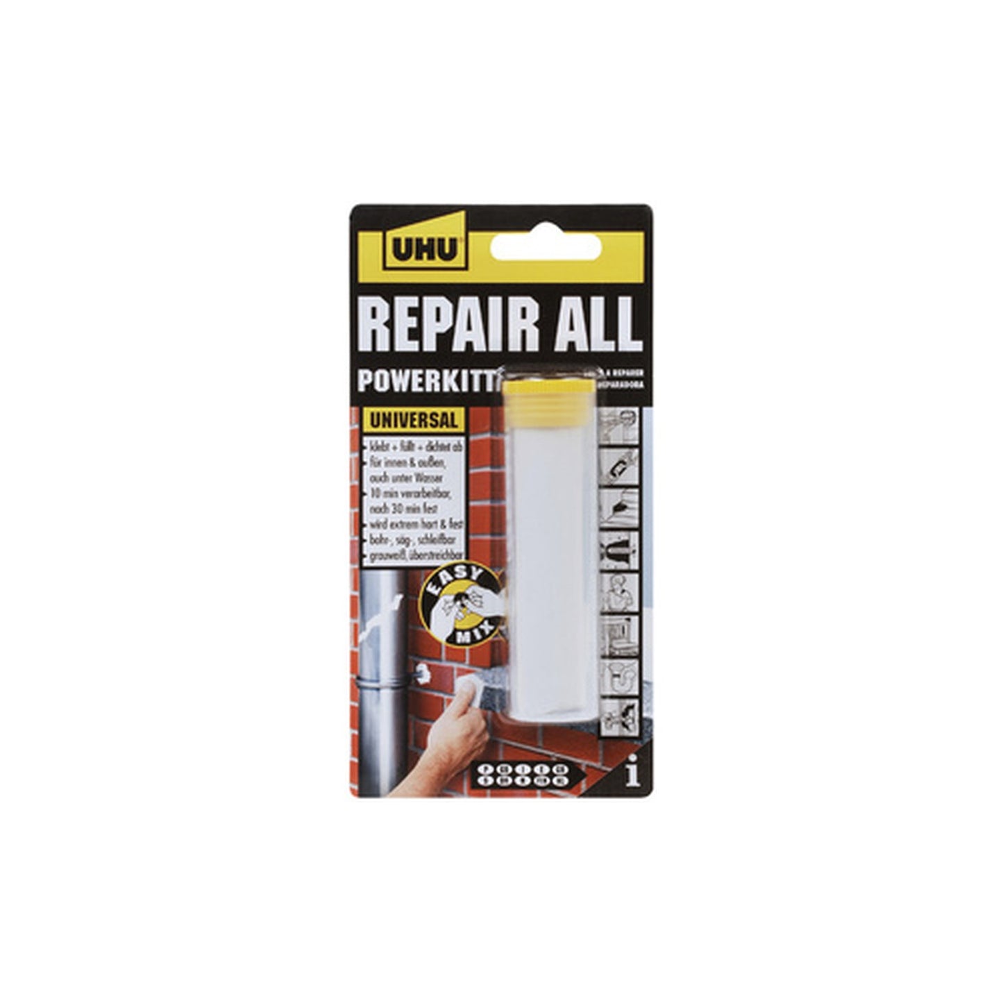 UHU pâte à modeler 2 composants repair all powerkit