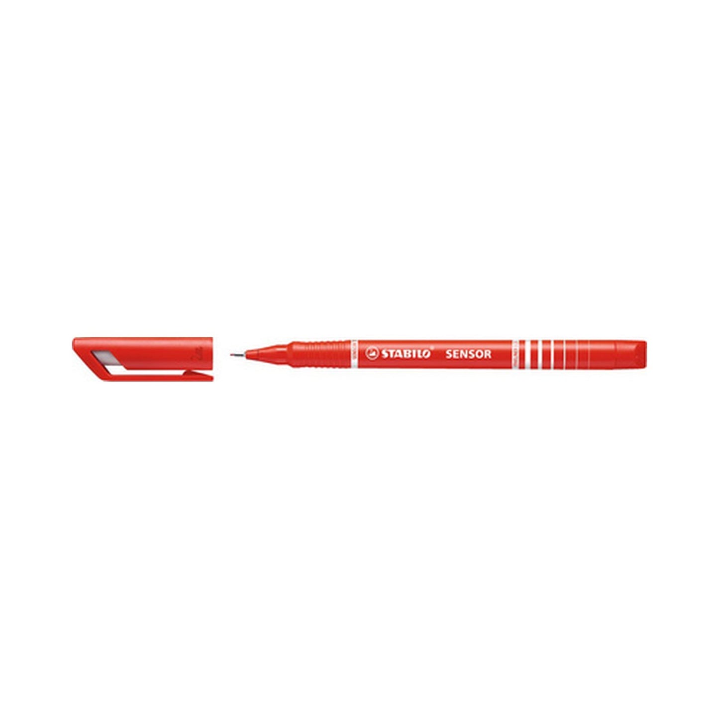 STABILO Feutre à pointe fine sensor F, tracé: 0,3 mm, rouge