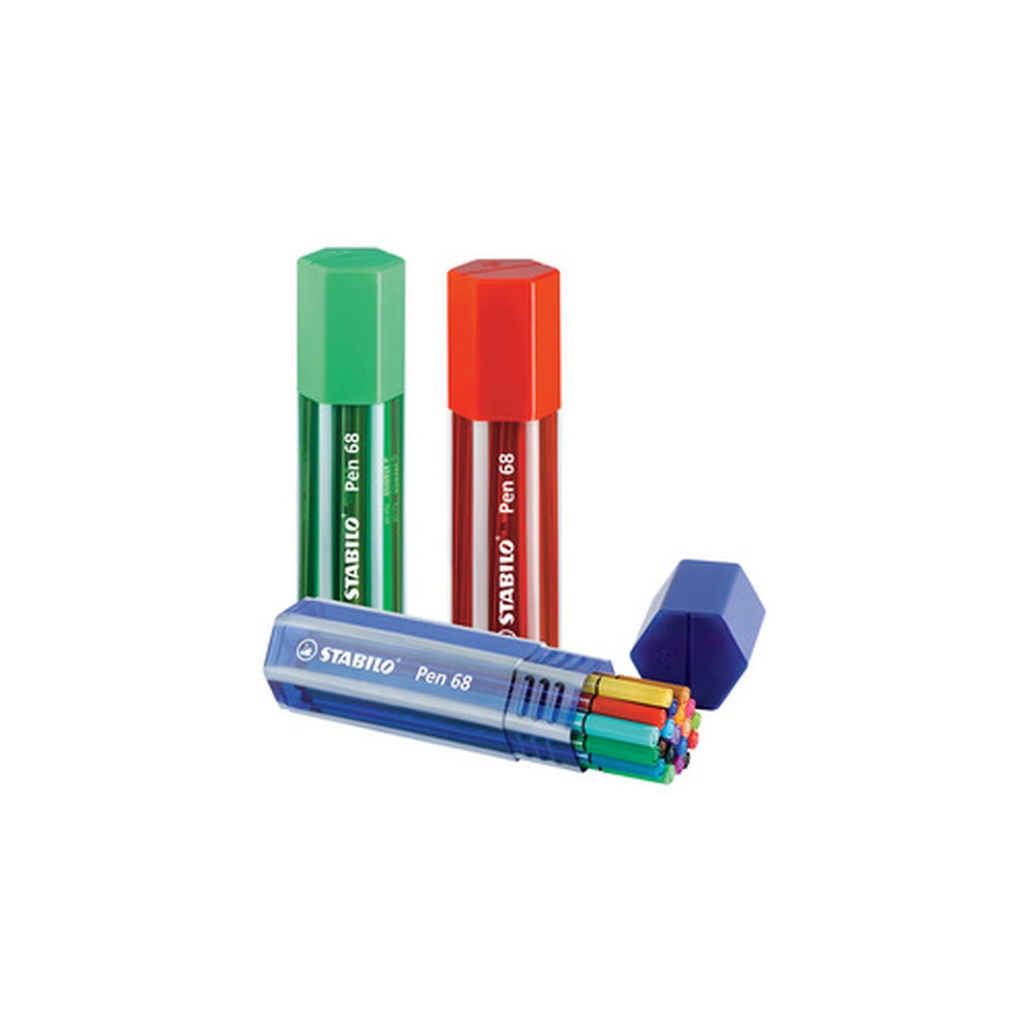 STABILO Feutre Pen 68, Big Pen Box de 20, assorti
