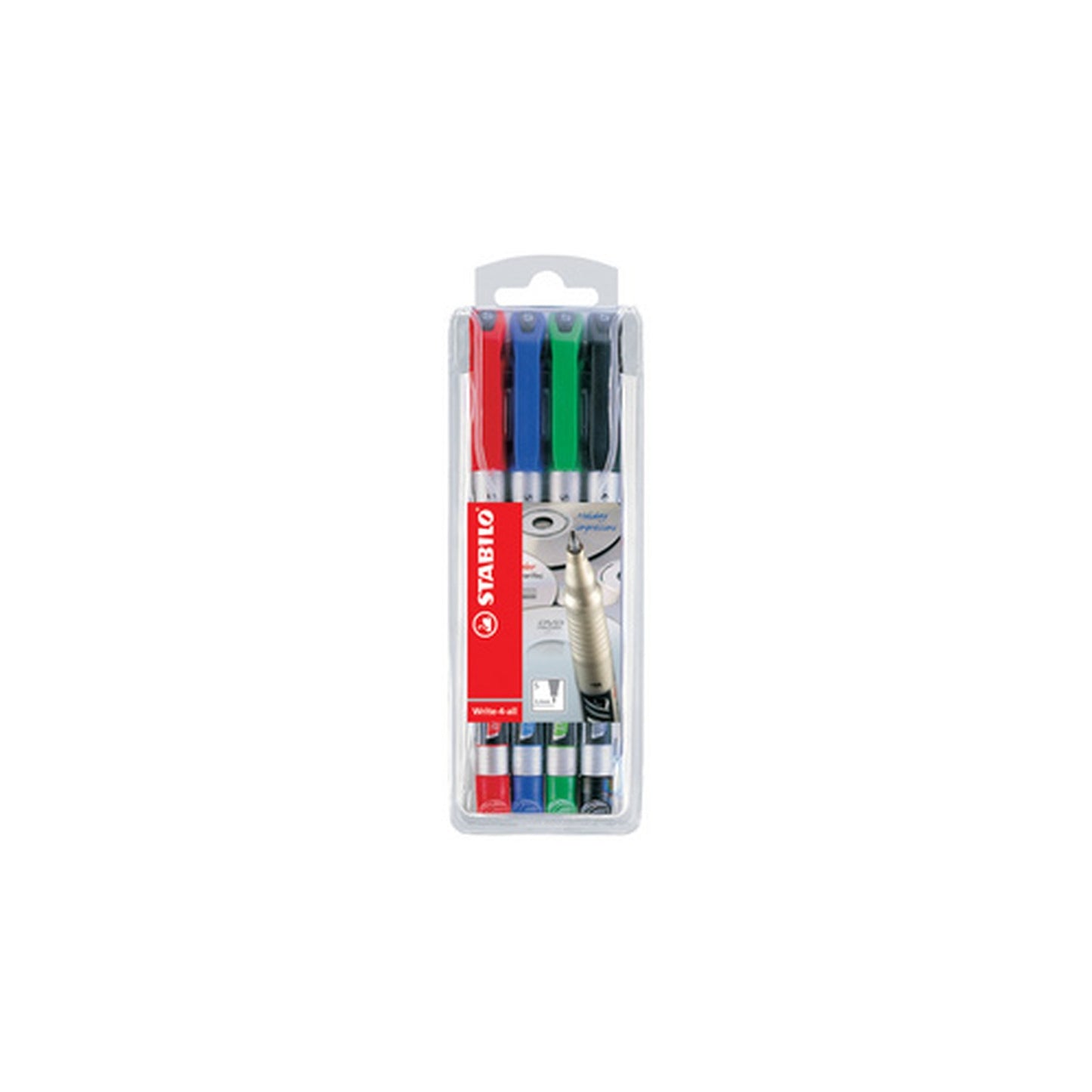 STABILO Marqueur permanent Write-4-all, M, étui en plastique
