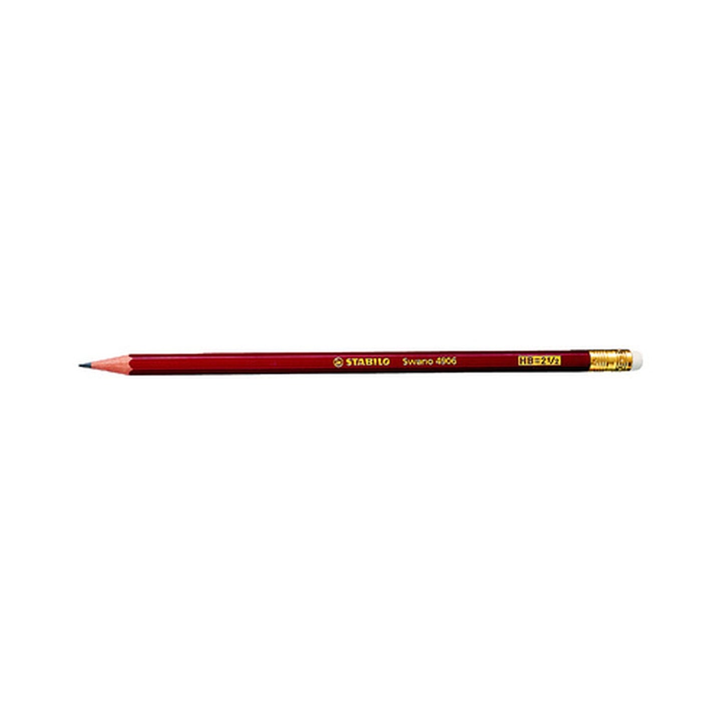 STABILO Crayon graphite Swano avec gomme, dureté: HB