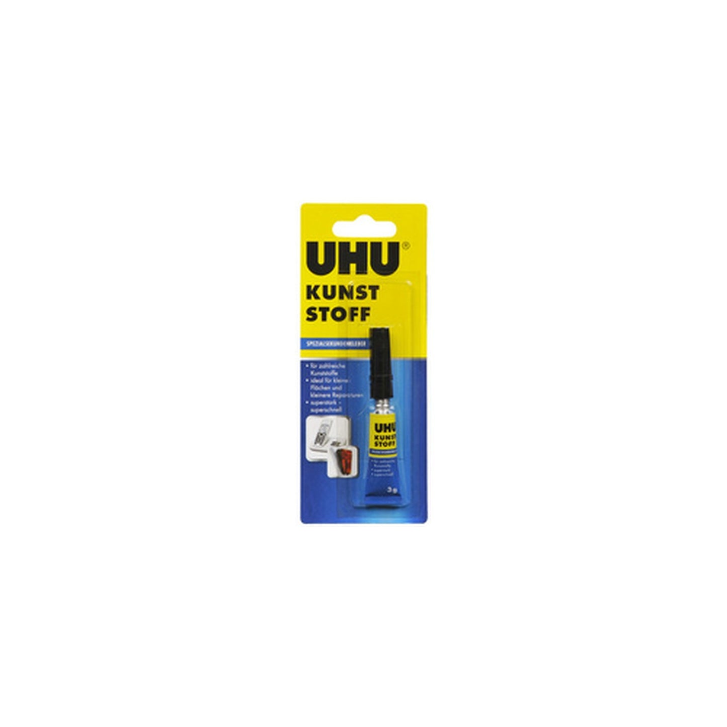 UHU colle instantanée spécial plastique, 3 g