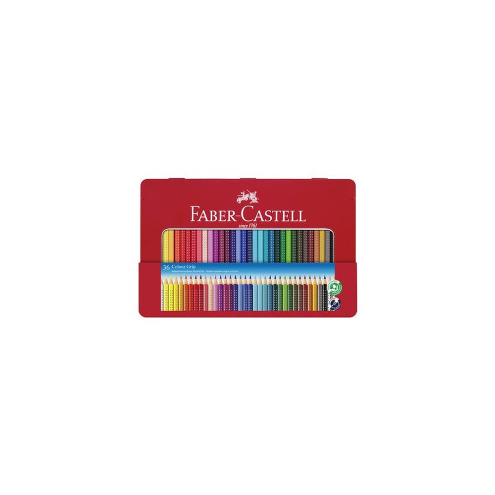 FABER-CASTELL Crayon de couleur Colour GRIP, étui de 36