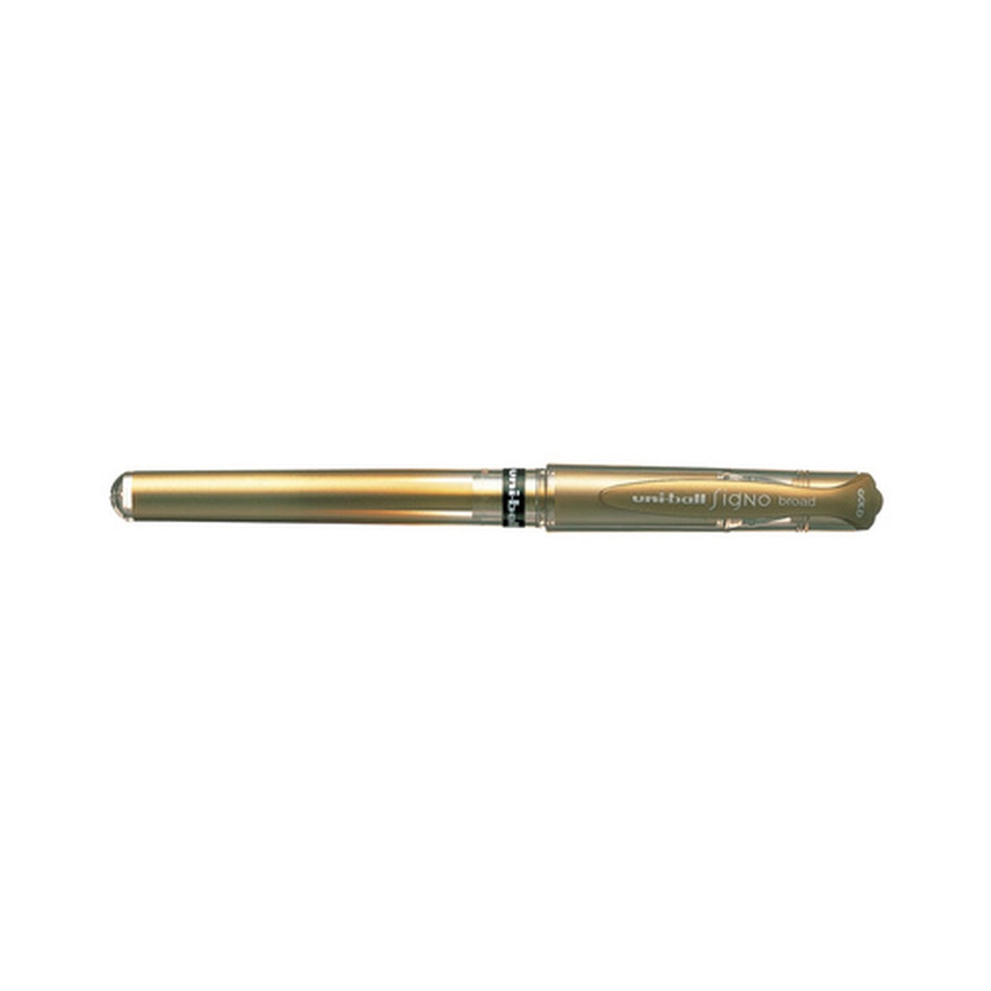 uni-ball Stylo roller à encre gel SIGNO broad UM153, or