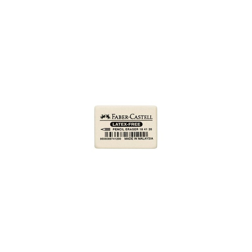 FABER-CASTELL Gomme en caoutchouc 7041-20, blanc
