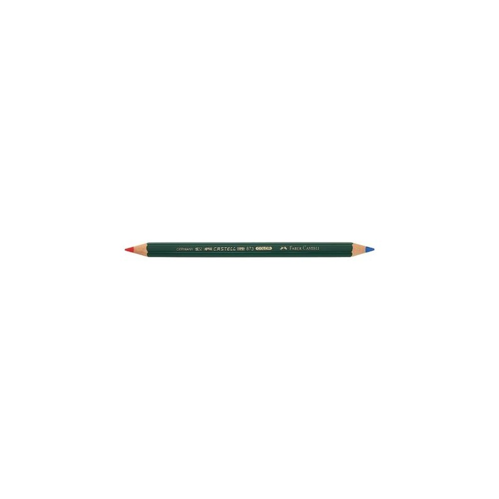 FABER-CASTELL Crayon couleur CASTELL COLOR 873, rouge - bleu