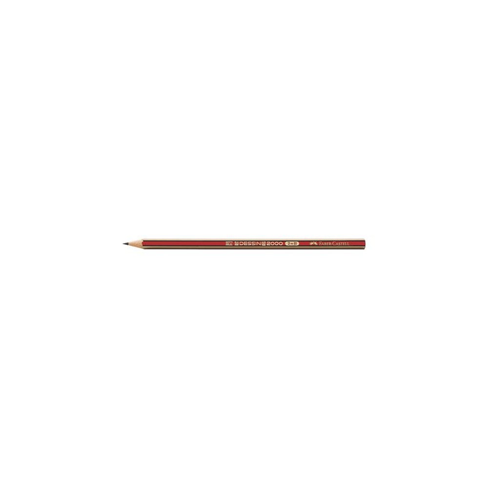 FABER-CASTELL Crayon DESSIN 2000, degré de dureté: HB