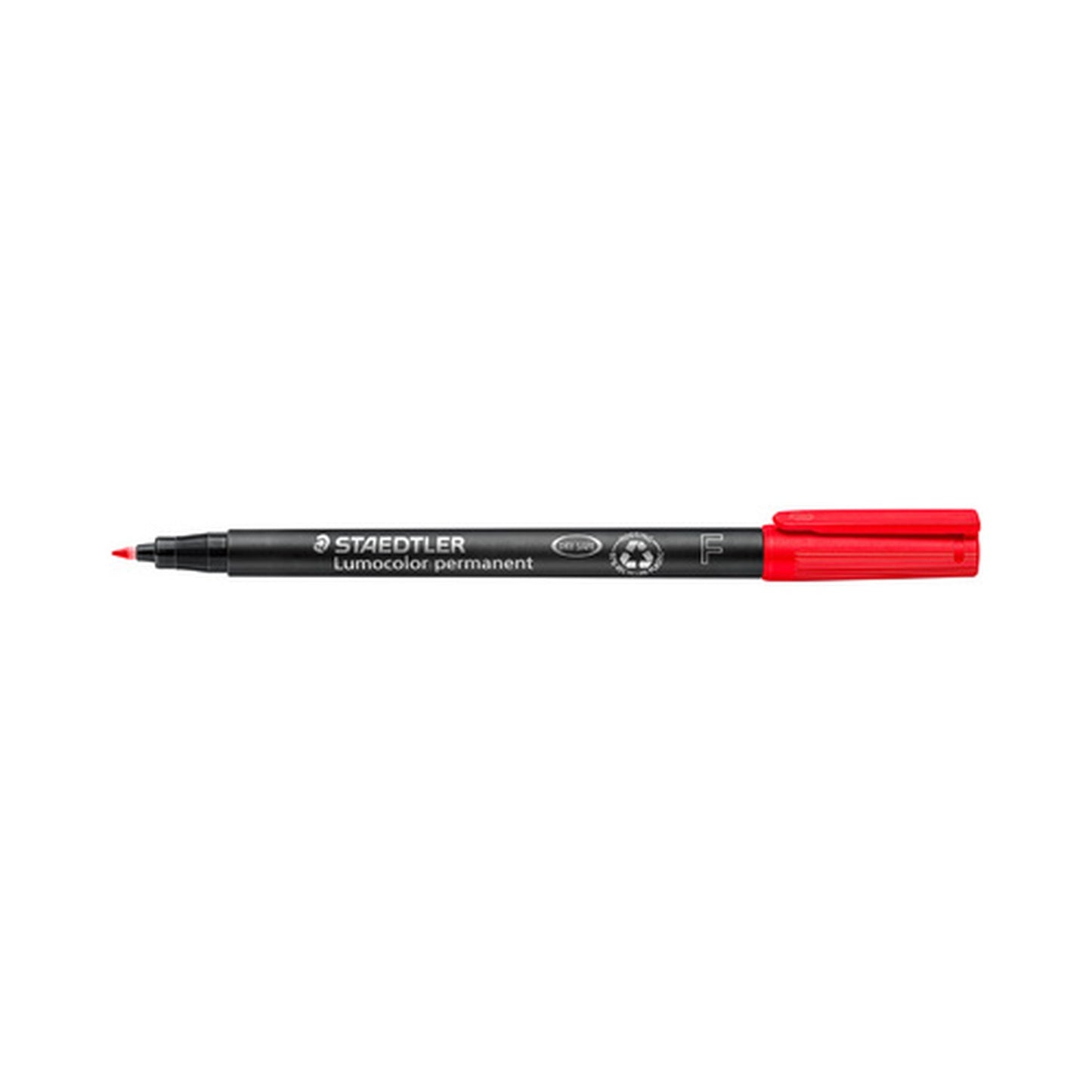 STAEDTLER Marqueur permanent 318F Lumocolor, rouge