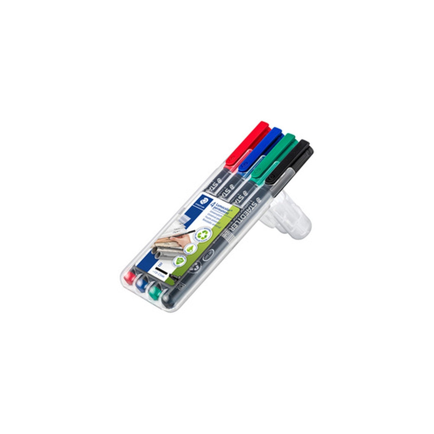 STAEDTLER Marqueur permanent 314B Lumocolor, étui de 4