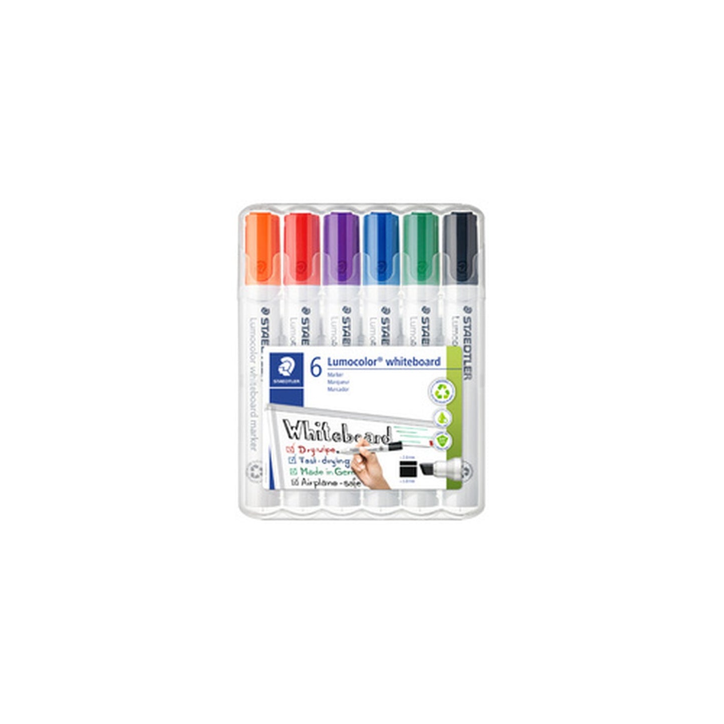 STAEDTLER Marqueur tableau blanc 351B Lumocolor, étui de 6