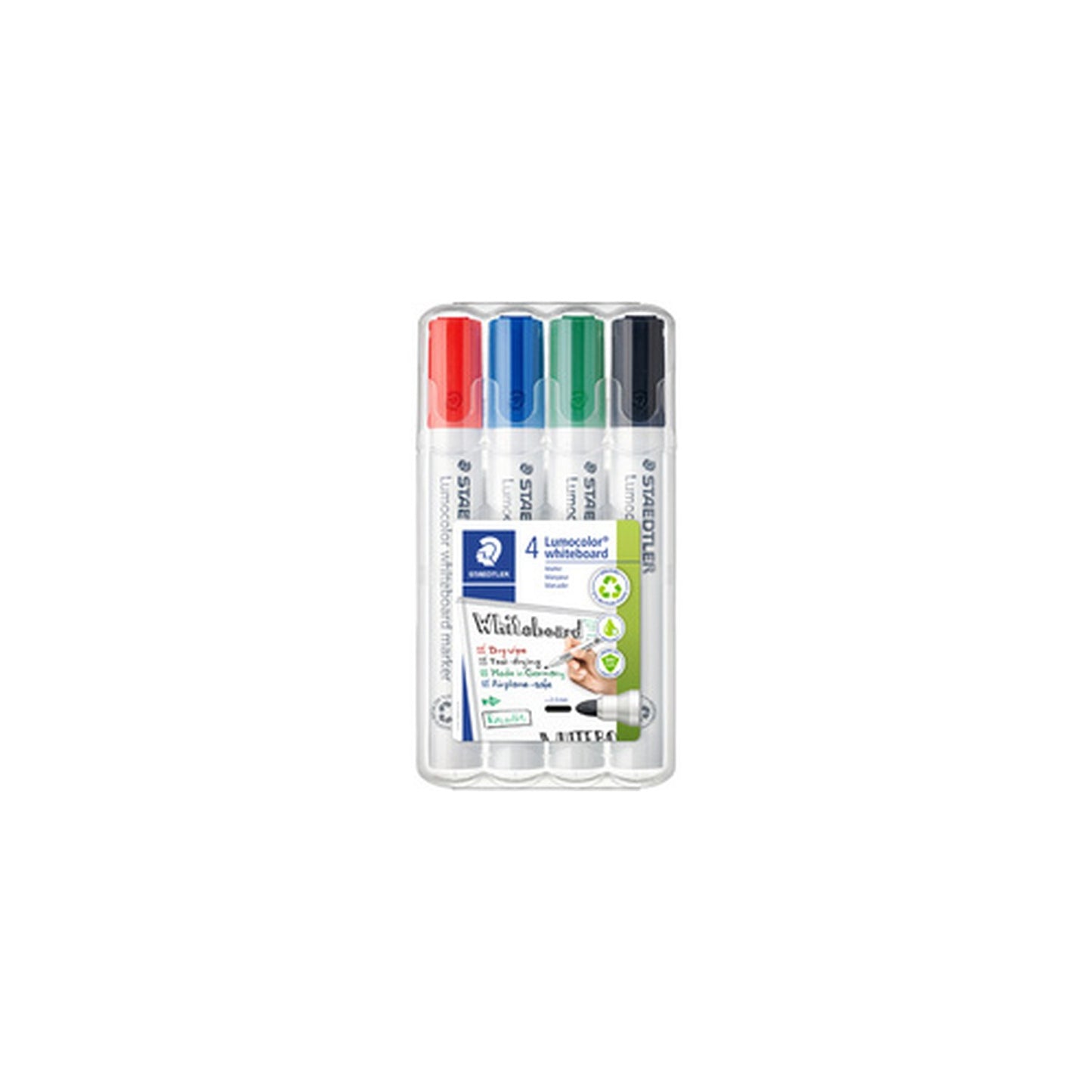 STAEDTLER Marqueur tableau blanc 351 Lumocolor, étui de 4