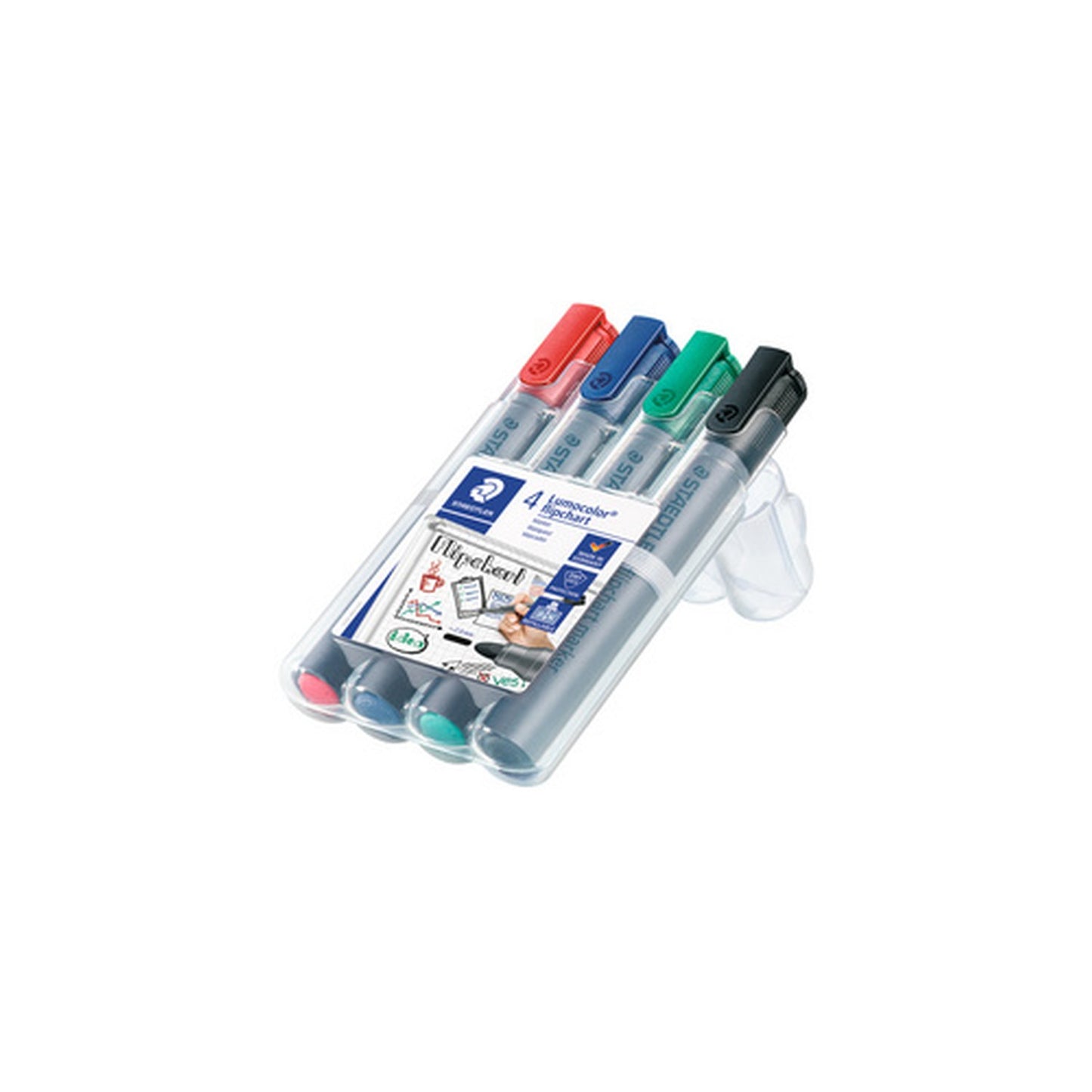 STAEDTLER Marqueur de conférence 356 Lumocolor, étui de 4