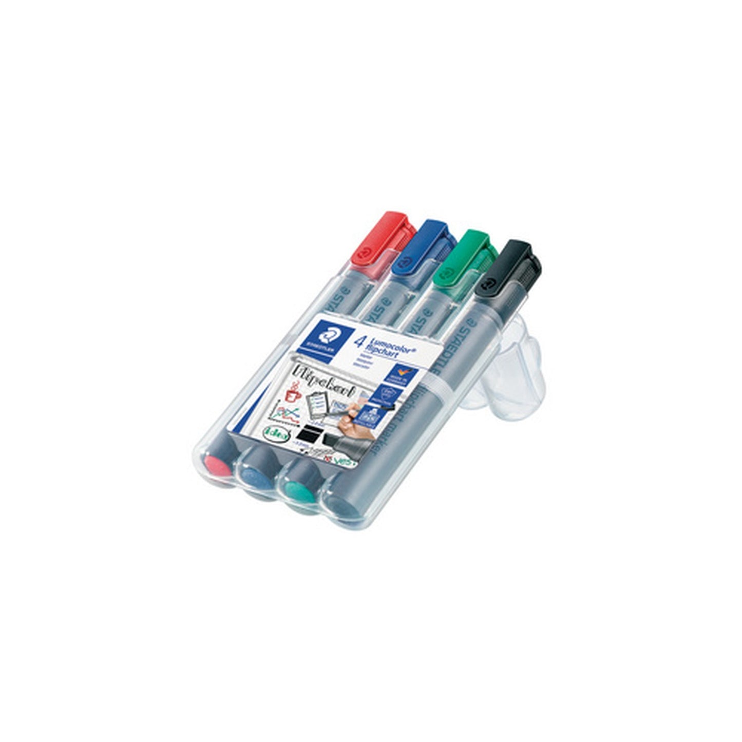 STAEDTLER Marqueur de conférence 356B Lumocolor, étui de 4