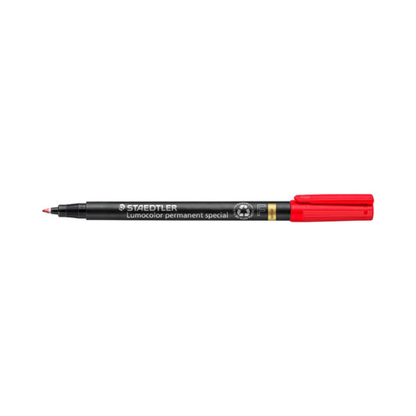 STAEDTLER Marqueur permanent 319F Lumocolor spécial, rouge