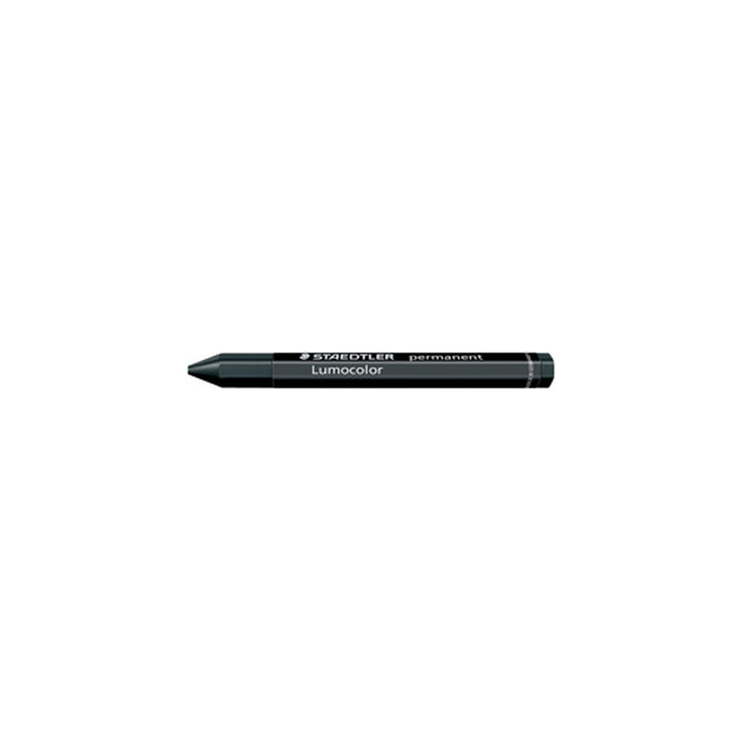 STAEDTLER Craie Lumocolor permanent omnigraphe, noir x12