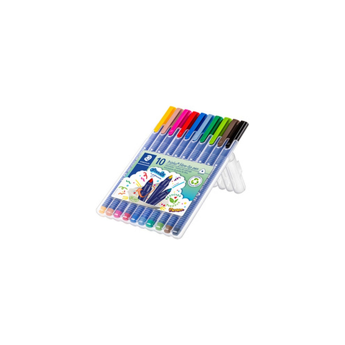 STAEDTLER Feutres triplus, étui de 10
