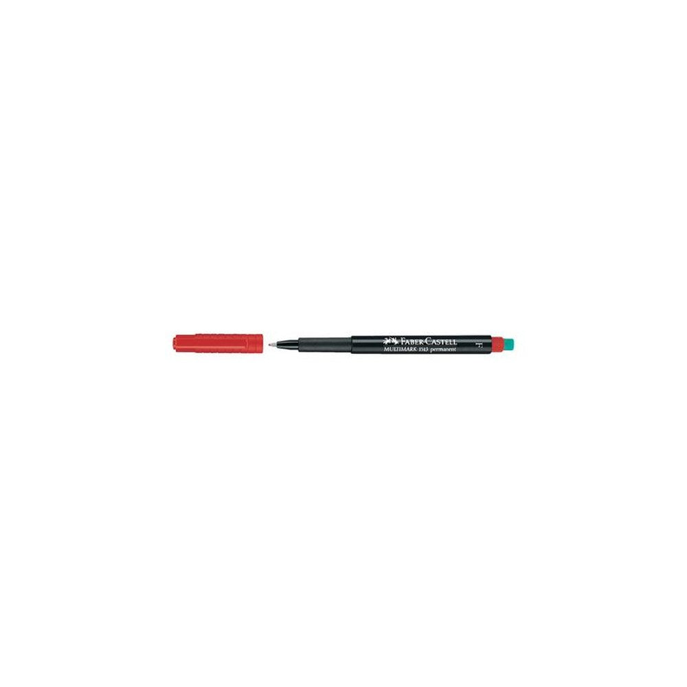 FABER-CASTELL Marqueur permanent MULTIMARK S, bleu