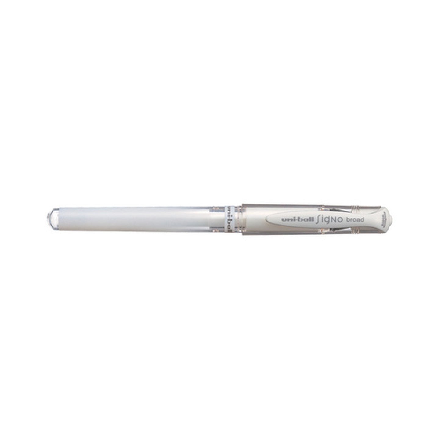 uni-ball Stylo roller à encre gel SIGNO broad UM153, blanc