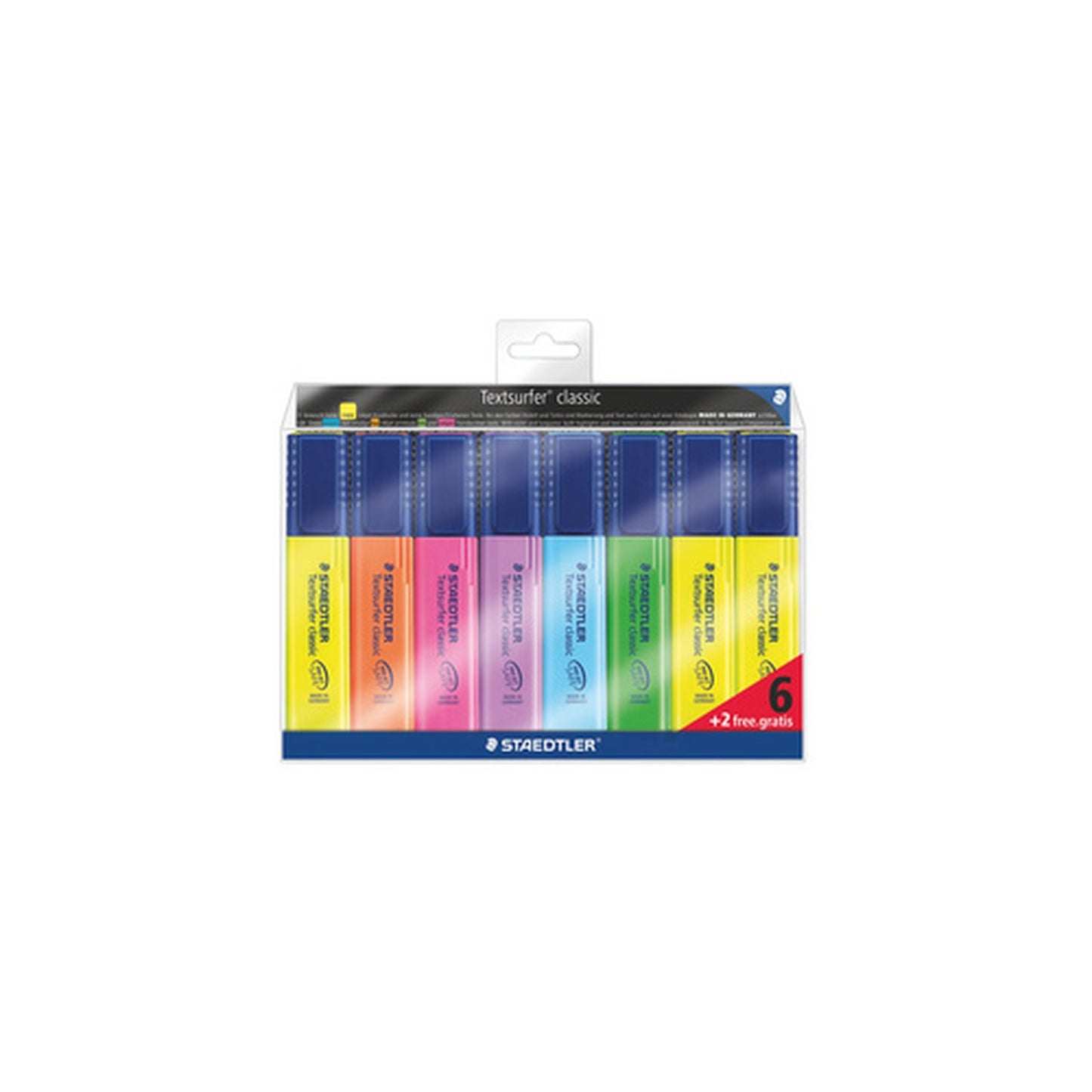 STAEDTLER Surligneur "Textsurfer Classic", 6 + 2 gratuits