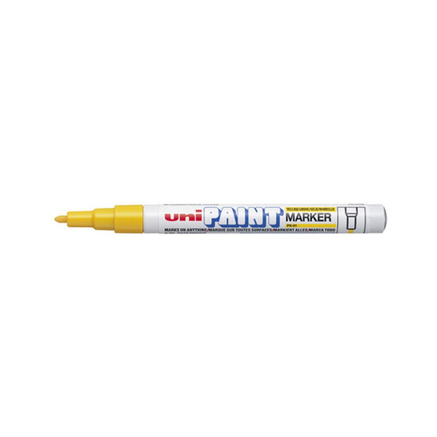 uni-ball Marqueur permanent PAINT PX21, jaune